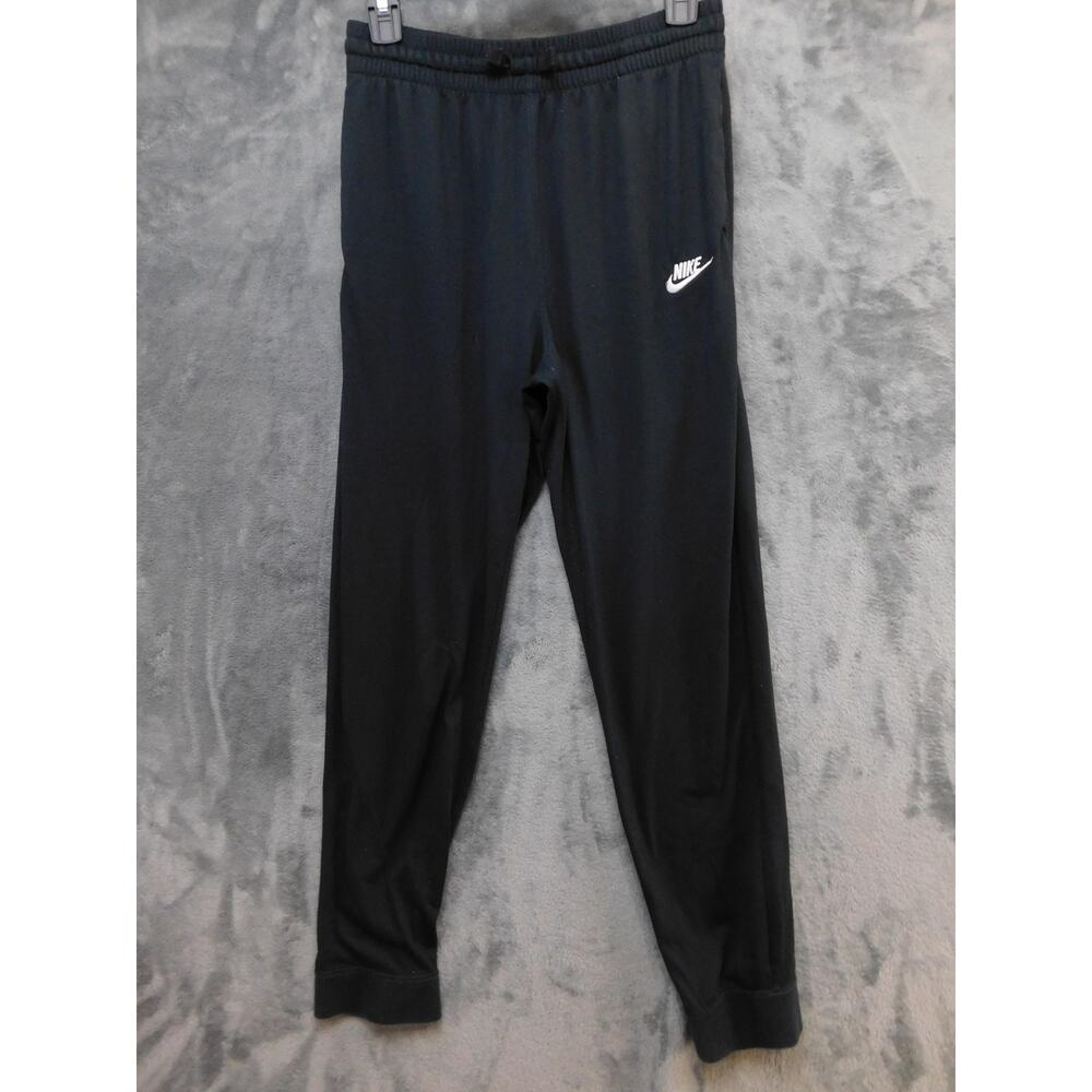 Nike Joggers Mens XL Black Jersey Sweatpants Embroidered Swoosh DA0809-010